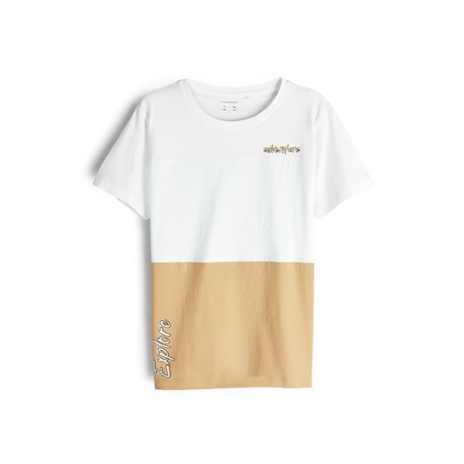 GATE Bawełniana koszulka z nadrukiem 3Y ze sklepu gateshop w kategorii T-shirty chłopięce - zdjęcie 178823815