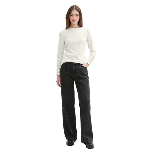 TOM TAILOR Denim Koszulka w kolorze kremowym ze sklepu Limango Polska w kategorii Bluzki damskie - zdjęcie 178825057