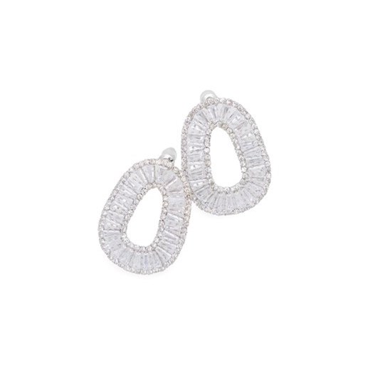 JENNY Kolczyki 1W9-005-AW23 Srebrny one size MODIVO