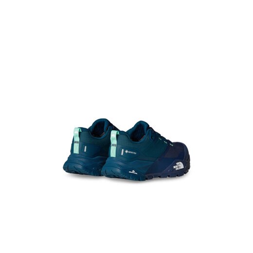 Buty sportowe damskie The North Face granatowe płaskie gore-tex 