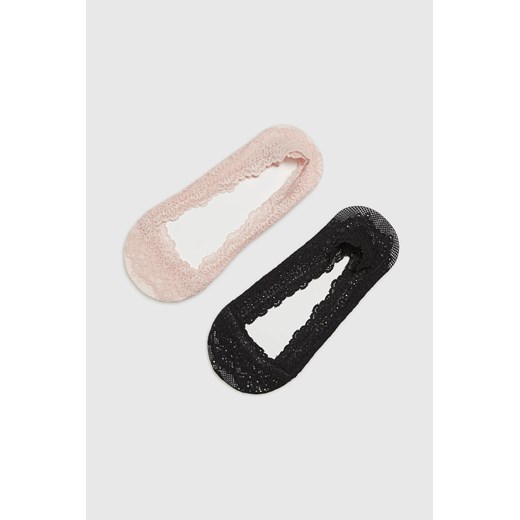 Skarperki stopki koronkowe 2-pack ze sklepu Moodo.pl w kategorii Skarpetki damskie - zdjęcie 178827107