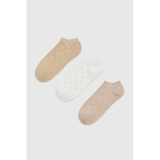 3 pack bawełnianych skarpet ze sklepu Moodo.pl w kategorii Skarpetki damskie - zdjęcie 178827108