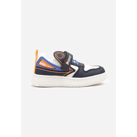 Granatowe Buty Sportowe Sneakersy ze Skórzaną Wkładką Nonanira 23 wyprzedaż born2be.pl