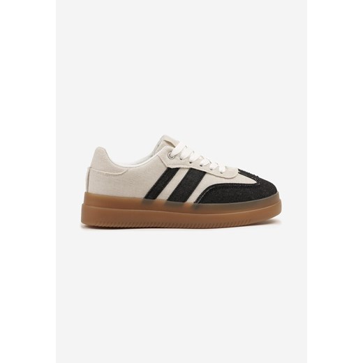Buty sportowe damskie Born2be sneakersy na płaskiej podeszwie