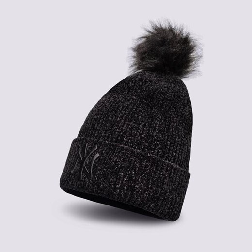 NEW ERA CZAPKA WMNS BOBBLE BEANIE NYY BLK NEW YORK YANKEES B ze sklepu Sizeer w kategorii Czapki zimowe damskie - zdjęcie 178828899