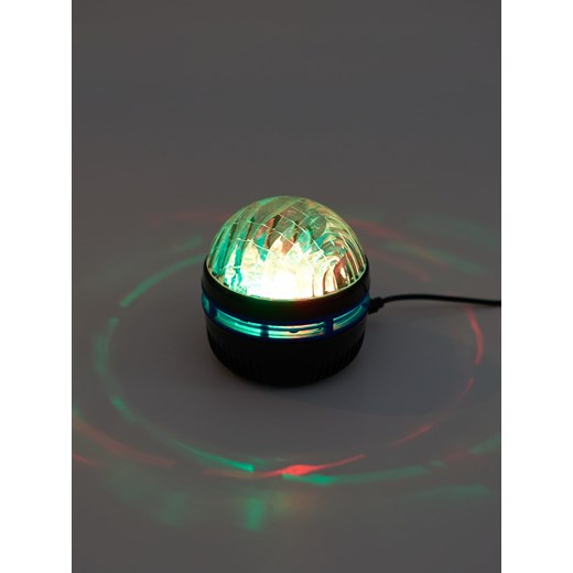 Sinsay - Obrotowa kula świetlna LED - czarny Sinsay One Size Sinsay