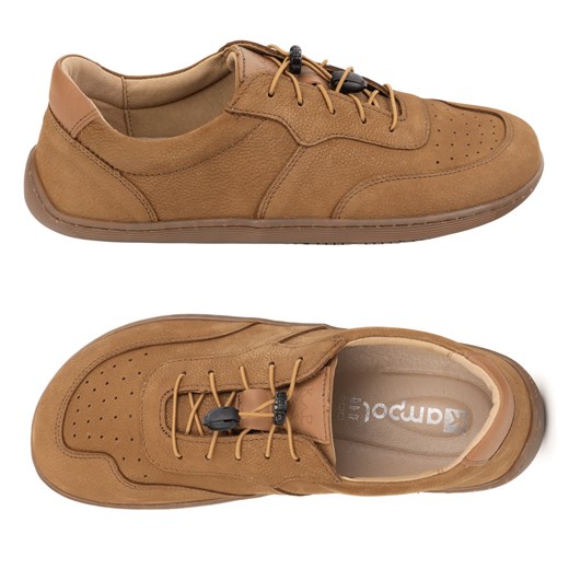 BAREFOOT minimalistyczne buty skórzane 500/410 jasnobrązowe ze sklepu butyolivier w kategorii Półbuty damskie - zdjęcie 178831088