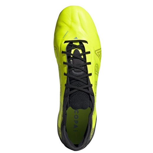 Żółte buty sportowe męskie Adidas performance copa wiązane