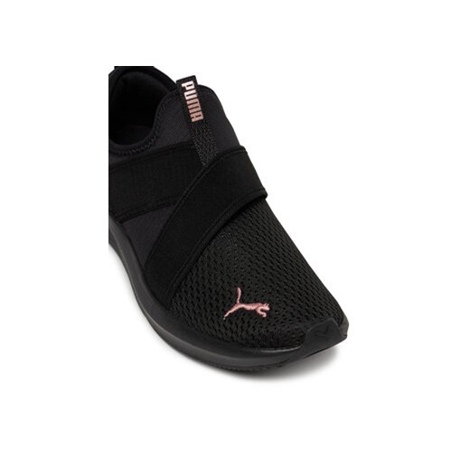 Buty sportowe damskie Puma do biegania czarne bez zapięcia