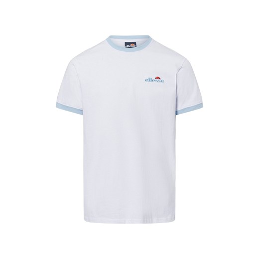 ellesse Koszulka męska - Meduno Mężczyźni Bawełna biały jednolity ze sklepu vangraaf w kategorii T-shirty męskie - zdjęcie 178850688