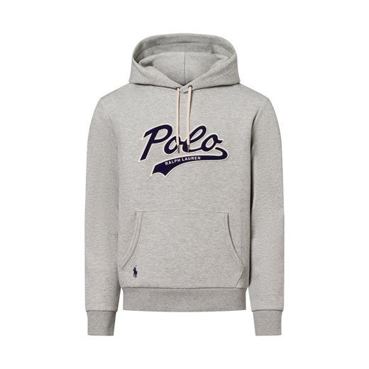 Polo Ralph Lauren Męski sweter z kapturem Mężczyźni jasny szary marmurkowy ze sklepu vangraaf w kategorii Bluzy męskie - zdjęcie 178850689