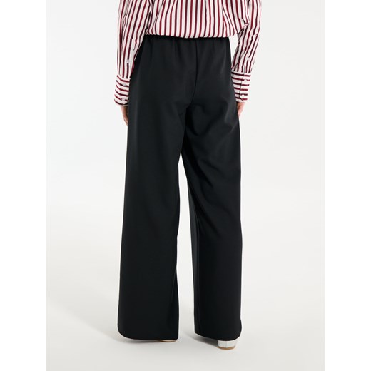 Sinsay - Spodnie wide leg - czarny Sinsay S Sinsay