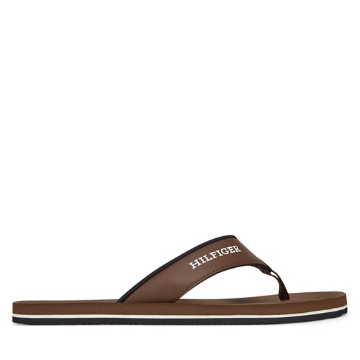 Japonki Tommy Hilfiger Padded Comfort Hilfiger B Sandal FM0FM05440 Brązowy Tommy Hilfiger 41 eobuwie.pl