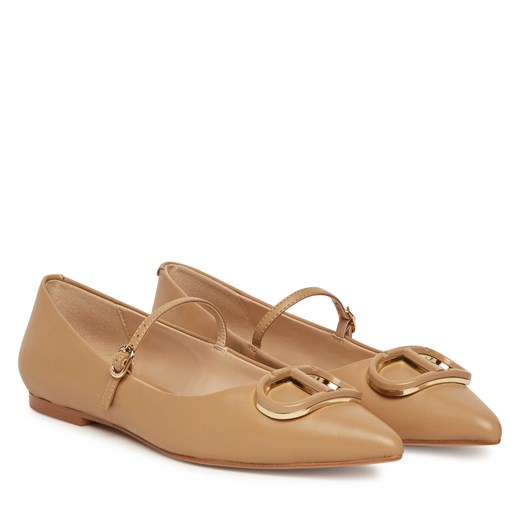 Baleriny TWINSET 251TCP064 Brązowy Twinset 41 eobuwie.pl