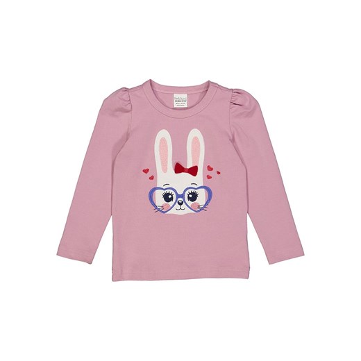 Fred´s World by GREEN COTTON Koszulka &quot;Hello bunny&quot; w kolorze jasnoróżowym ze sklepu Limango Polska w kategorii Bluzki dziewczęce - zdjęcie 178852527