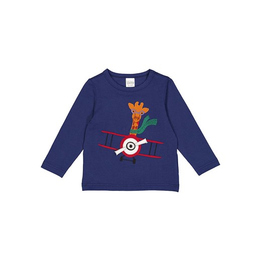 Fred´s World by GREEN COTTON Koszulka &quot;Hello flying giraffe&quot; w kolorze granatowym ze sklepu Limango Polska w kategorii T-shirty chłopięce - zdjęcie 178852539