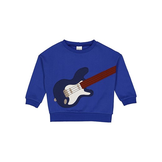 Fred´s World by GREEN COTTON Bluza &quot;Hello guitar&quot; w kolorze niebieskim ze sklepu Limango Polska w kategorii Bluzy chłopięce - zdjęcie 178852607