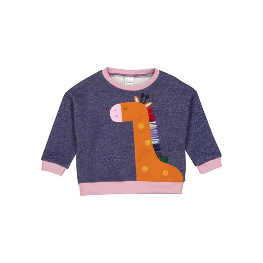 Fred´s World by GREEN COTTON Bluza &quot;Hello giraffe&quot; w kolorze granatowym ze sklepu Limango Polska w kategorii Bluzy chłopięce - zdjęcie 178852616