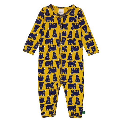 Fred´s World by GREEN COTTON Rampers "Bear" w kolorze żółtym 98 wyprzedaż Limango Polska
