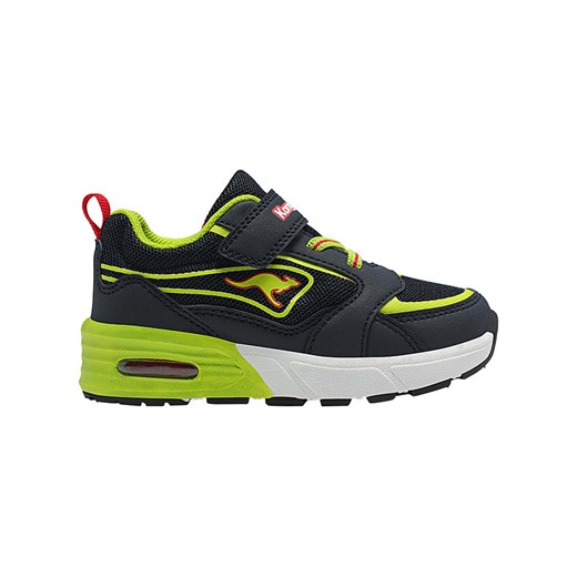 Kangaroos Sneakersy &quot;K-XI Reto EV&quot; w kolorze granatowo-żółtym ze sklepu Limango Polska w kategorii Buty sportowe dziecięce - zdjęcie 178853258