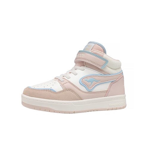 Kangaroos Sneakersy "Dunkin Mid EV" w kolorze biało-jasnoróżowym Kangaroos 30 okazyjna cena Limango Polska