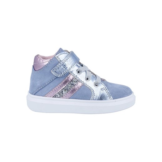 Richter Shoes Skórzane sneakersy &quot;Alessa&quot; w kolorze błękitnym ze sklepu Limango Polska w kategorii Trampki dziecięce - zdjęcie 178854149