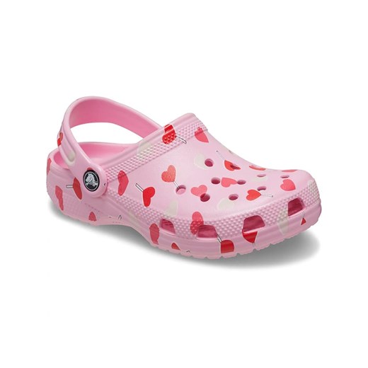 Crocs Chodaki "Classic VDay" w kolorze czerwono-jasnoróżowym Crocs 22/23 wyprzedaż Limango Polska