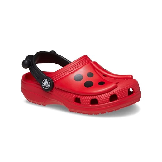 Crocs Chodaki &quot;Classic IAM Ladybug&quot; w kolorze czarno-czerwonym ze sklepu Limango Polska w kategorii Klapki dziecięce - zdjęcie 178859729