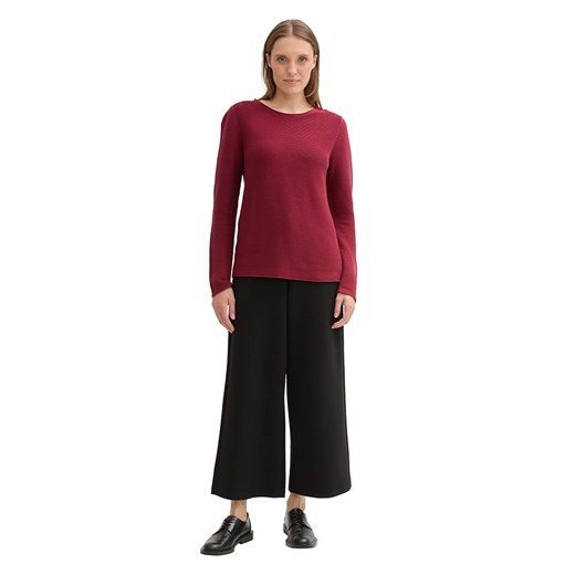 Tom Tailor Sweter w kolorze ciemnoczerwonym ze sklepu Limango Polska w kategorii Swetry damskie - zdjęcie 178859766