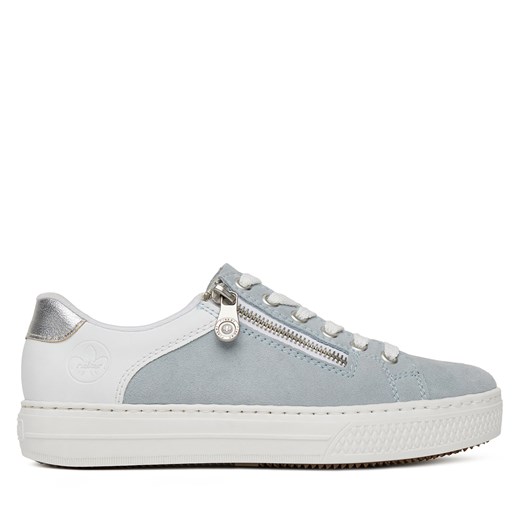 Buty sportowe damskie szare Rieker sneakersy płaskie 