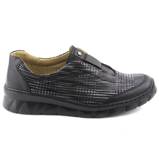 Bardzo wygodne półbuty damskie typu slip on - Helios Komfort 372 Helios Komfort 39 okazja ulubioneobuwie