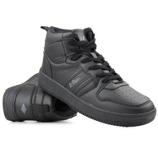 Zimowe buty męskie sportowe - LEE COOPER LCJ-22-29-1307M, czarne ze sklepu ulubioneobuwie w kategorii Buty zimowe męskie - zdjęcie 178864959