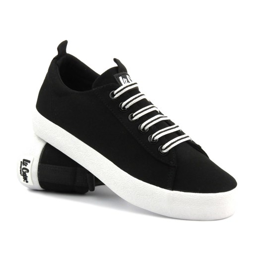 Trampki, tenisówki damskie - Lee Cooper LCW-24-31-2183L, czarne ze sklepu ulubioneobuwie w kategorii Trampki damskie - zdjęcie 178868126