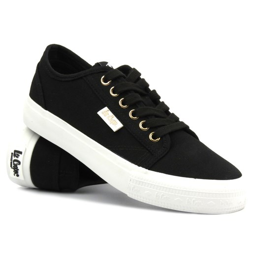 Trampki damskie przed kostkę - Lee Cooper LCW-24-31-2202, czarne ze sklepu ulubioneobuwie w kategorii Trampki damskie - zdjęcie 178869537