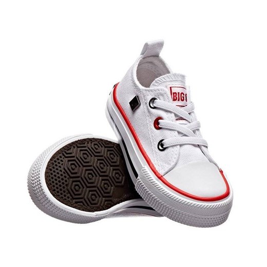 Trampki dziecięce, buty sportowe Big Star HH374193, białe ze sklepu ulubioneobuwie w kategorii Buciki niemowlęce - zdjęcie 178869686
