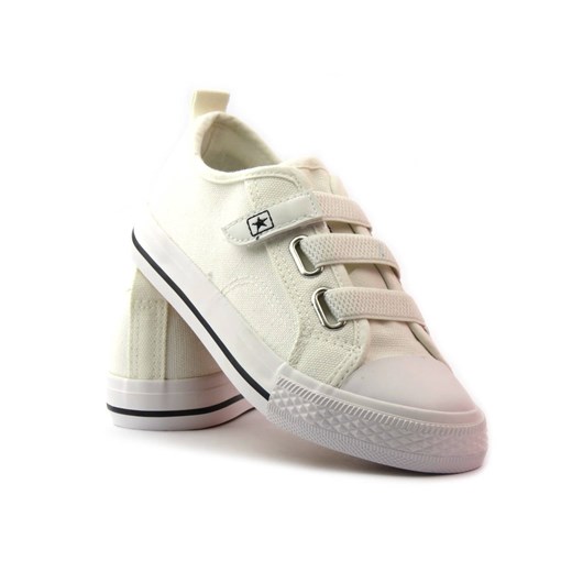 Trampki, buty sportowe dziecięce NEWS 21DZ35-3584, białe ze sklepu ulubioneobuwie w kategorii Trampki dziecięce - zdjęcie 178873279