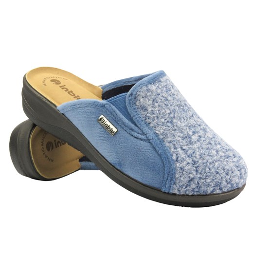 Kapcie damskie domowe- INBLU OD-09, granatowe Inblu 39 ulubioneobuwie