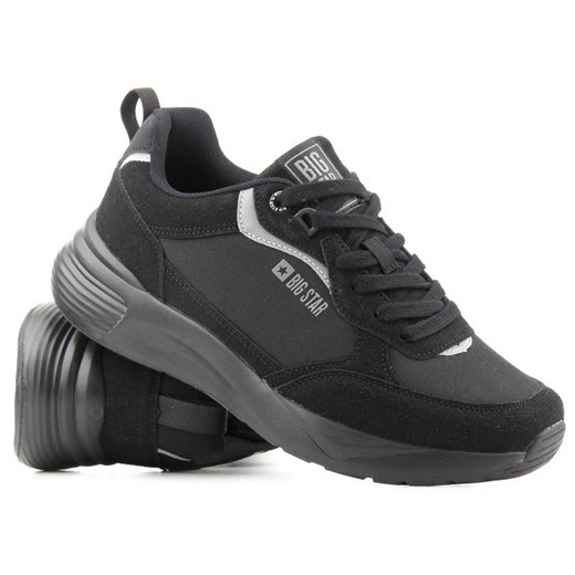 Buty męskie sportowe BIG STAR LL174236, czarne ze sklepu ulubioneobuwie w kategorii Buty sportowe męskie - zdjęcie 178874637