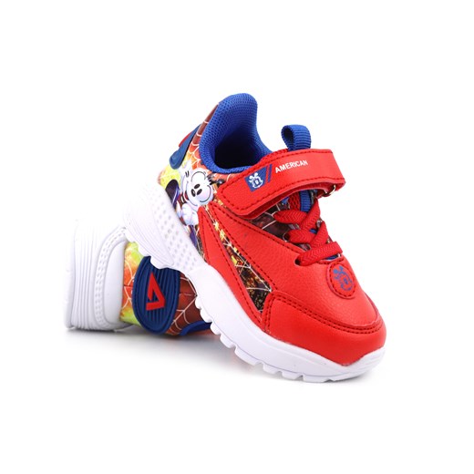 Buty dziecięce sportowe American Club BD 07/21, czerwone ze sklepu ulubioneobuwie w kategorii Buty sportowe dziecięce - zdjęcie 178875269
