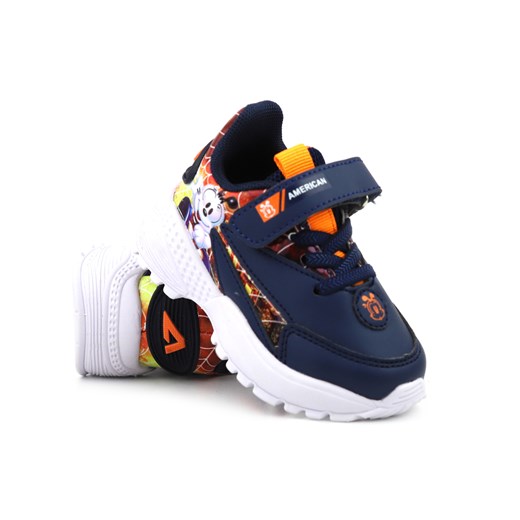 Buty dziecięce sportowe - American Club BD 07/21, granatowe ze sklepu ulubioneobuwie w kategorii Buty sportowe dziecięce - zdjęcie 178876225