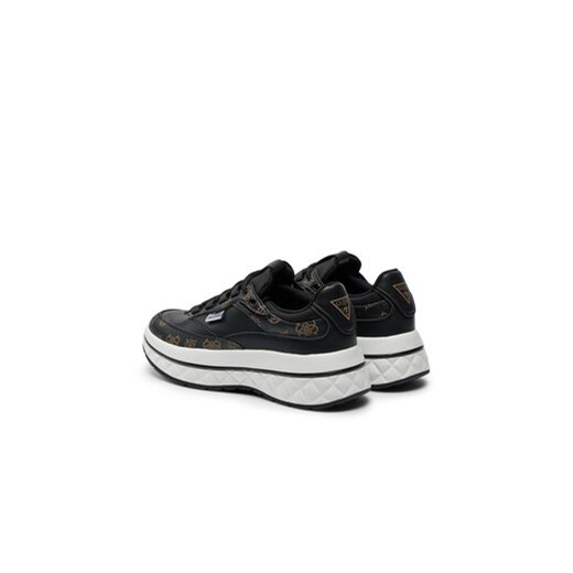 Buty sportowe damskie Guess sneakersy czarne płaskie