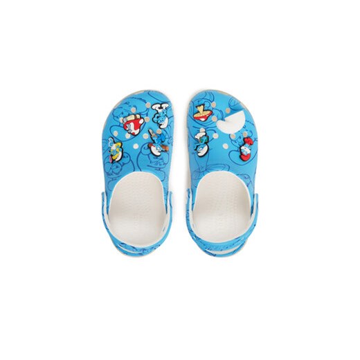 Crocs Klapki Smurfs Classic Clog 210821 Kolorowy Crocs 29_30 MODIVO
