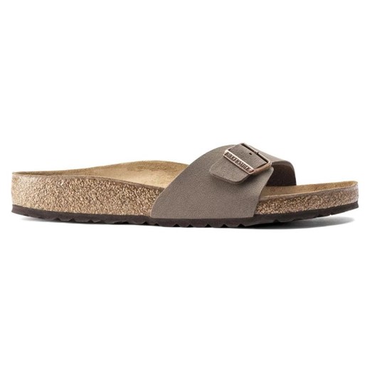 Klapki Birkenstock Madrid Bs Mocha 0040093 brązowe ze sklepu ButyModne.pl w kategorii Klapki damskie - zdjęcie 178880919