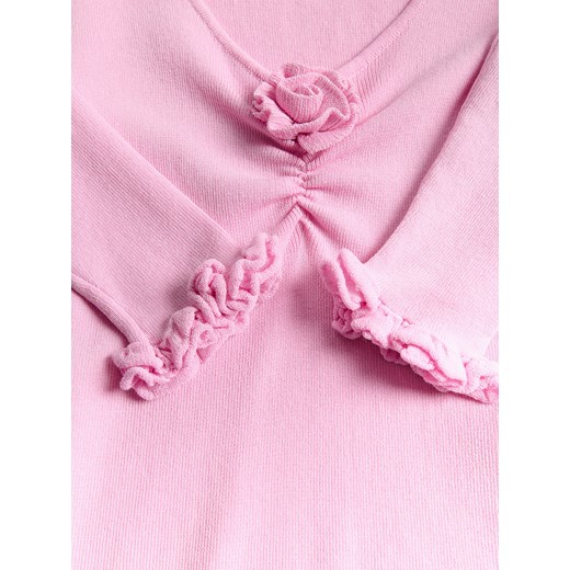 Sweter damski Reserved zimowy z dekoltem w serek