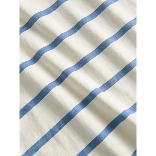 Reserved - Bawełniany t-shirt w paski - złamana biel Reserved 92 (1 Reserved