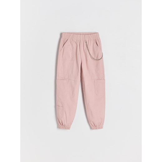 Spodnie dziewczęce Reserved bawełniane 