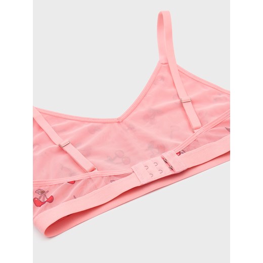 Sinsay - Top z owocowym motywem - różowy Sinsay S Sinsay