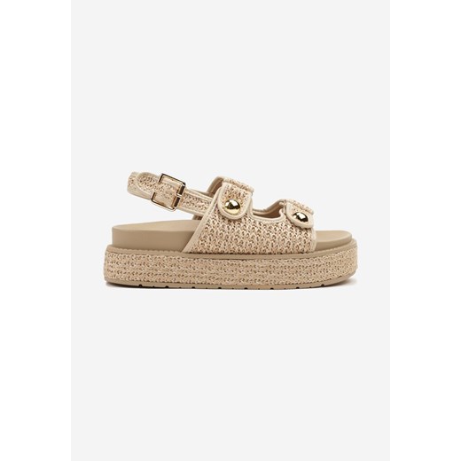 Espadryle damskie Renee casual z klamrą 