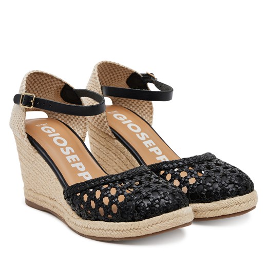 Espadryle damskie Gioseppo z klamrą z tkaniny casualowe 