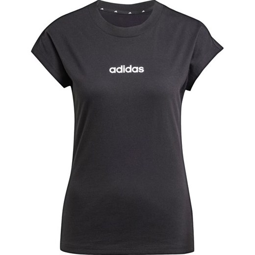 Koszulka damska Essentials Linear Cotton Adidas ze sklepu SPORT-SHOP.pl w kategorii Bluzki damskie - zdjęcie 178890477